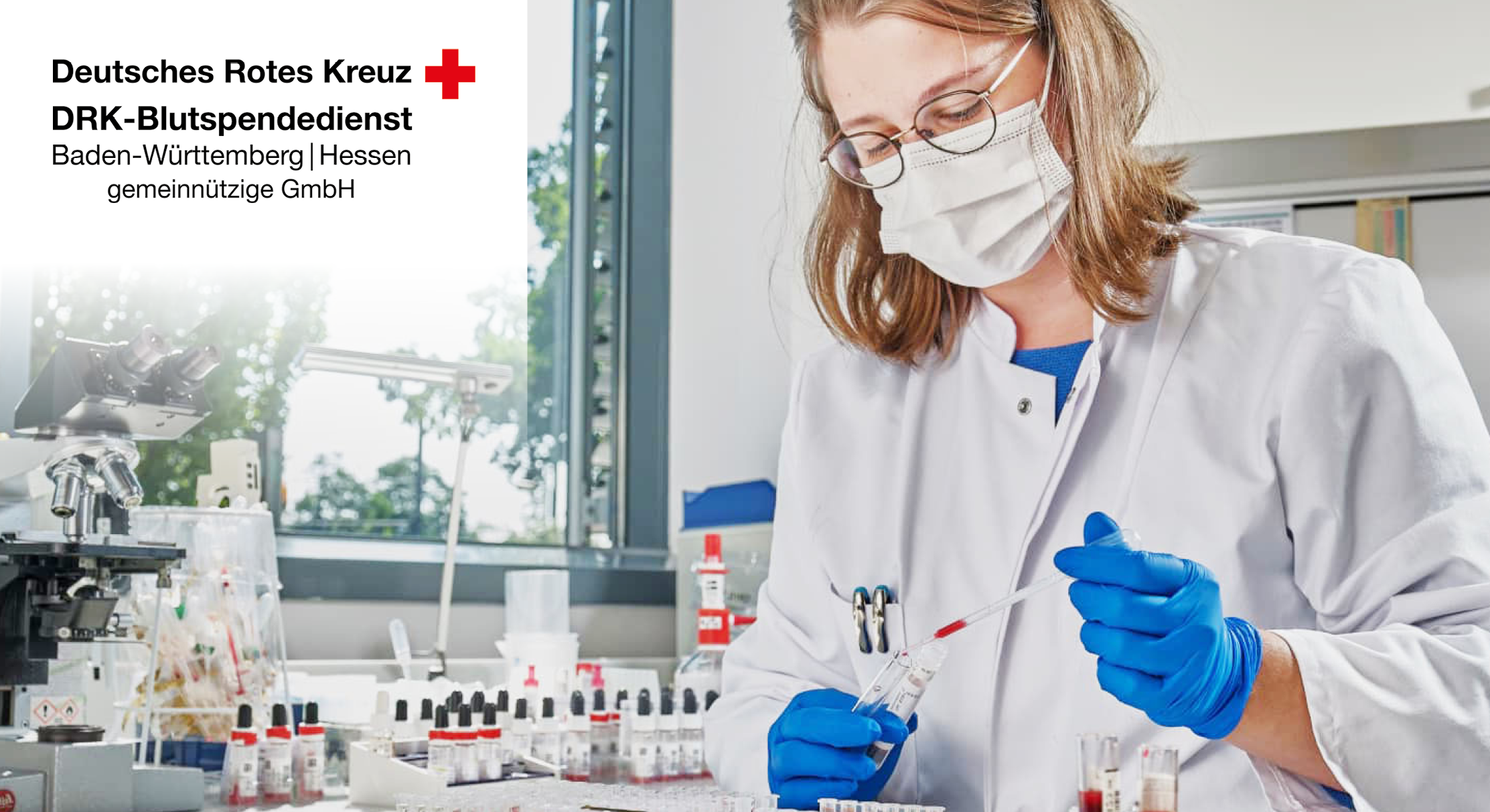 Job im Labor beim DRK Blutspendedienst Baden-Württemberg